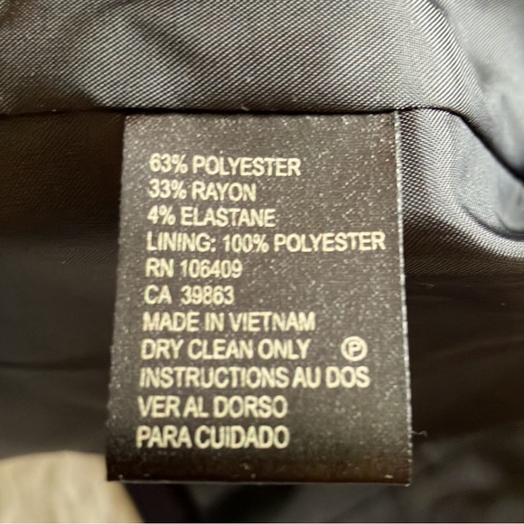 Tahari black double breasted blazer - Size 10 - Picture 7 of 12